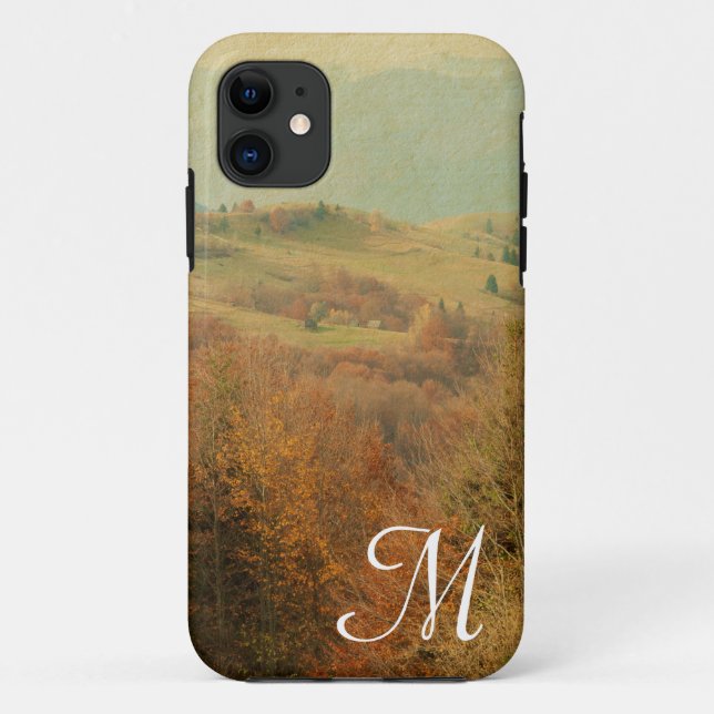Italian Country Side Rollin Monogram IPHONE 5 Case (Back)