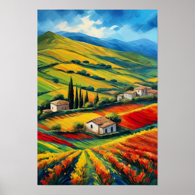 Italian Countryside Dreams Poster (Front)