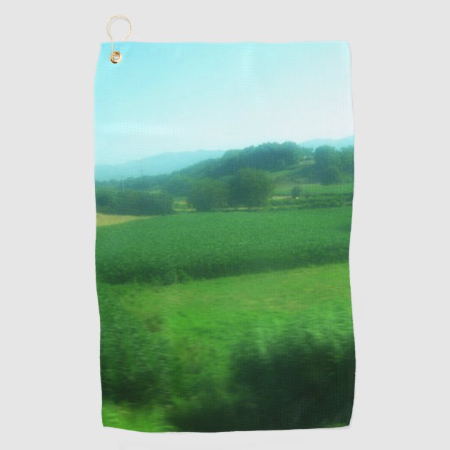 Italian Countryside Golf Towel (Front)