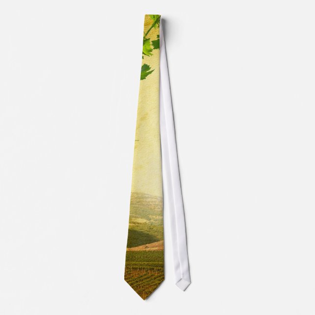 Italian Countryside Winery Men's Tie (Front)
