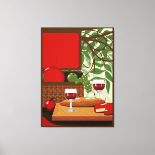 Italian Cuisine Canvas Print