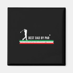 Italian Dad Golfing Father Italy Flag Golf Fan Uni Magnet