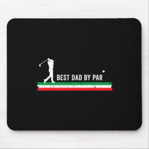 Italian Dad Golfing Father Italy Flag Golf Fan Uni Mouse Mat