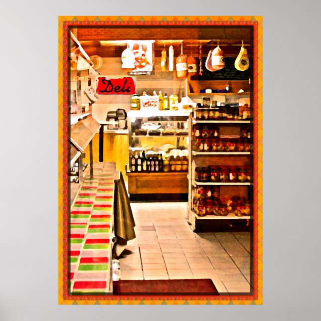 Italian Deli Poster  Print (Front)