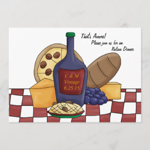 Italian Dinner Invitation