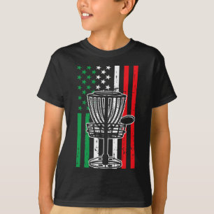 Italian Disc Golf Italy Flag Frisbess Disc Golfer T-Shirt