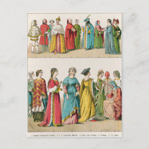 Italian Dress Postcard