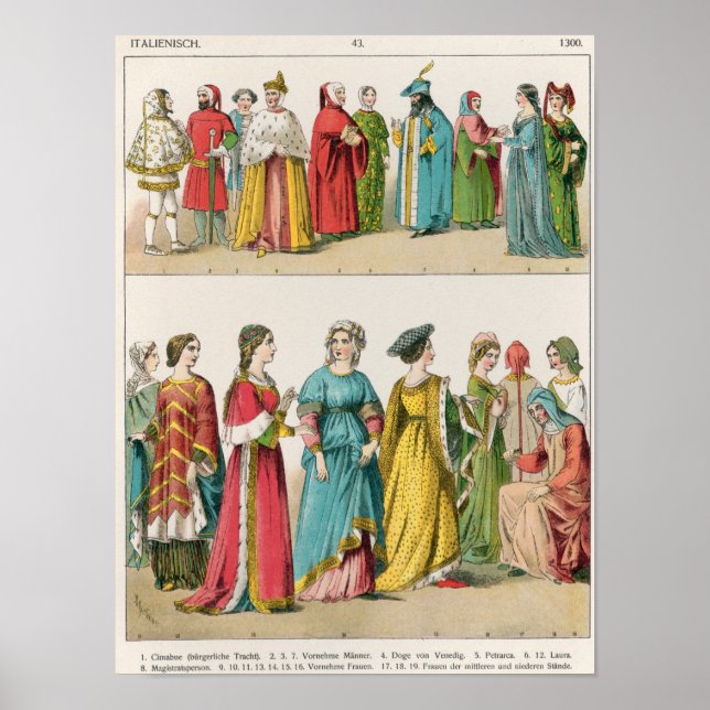 Italian Dress Poster (Front)