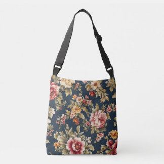Italian Exquisite Beautiful Floral Pattern Crossbody Bag