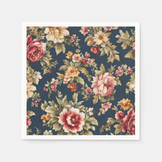 Italian Exquisite Beautiful Floral Pattern Napkin