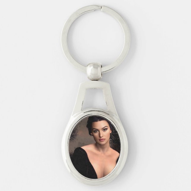 Italian Fall metal keychain (Front)