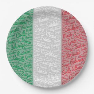 Italian Family Reunion Paper Plates