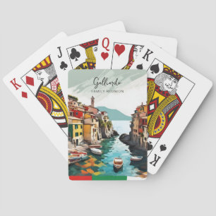 Italian Family Reunion Party Playing Cards