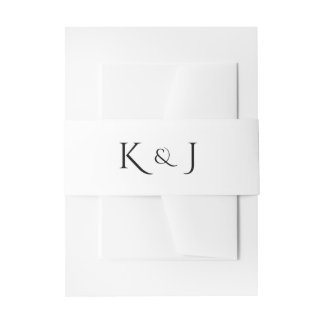 Italian Farmhouse Wedding Belly Band for Invites Invitation Belly Band