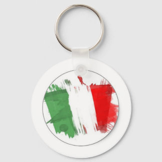 Italian Fashion Flag Key Ring