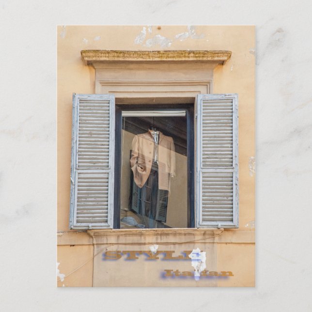 Italian fashion, Style Italian Postcard (Front)