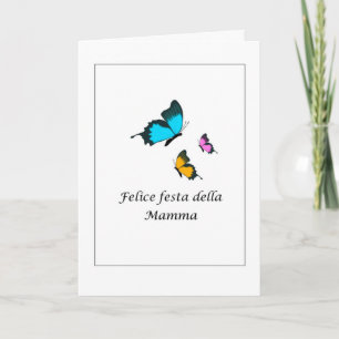 Italian Felice festival della Mamma Card