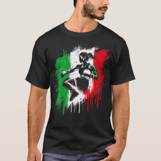Italian Female Boxer Italy kickboxing Girl 1 T-Shirt