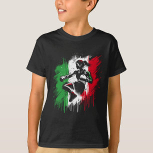 Italian Female Boxer - Italy Kickboxing Girl T-Shirt