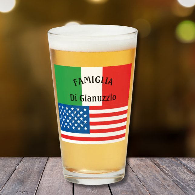 Italian Flag American Flag Italian American Pride Glass (Flag of Italy American Flag
Italian American Pride
Glass Tumbler)