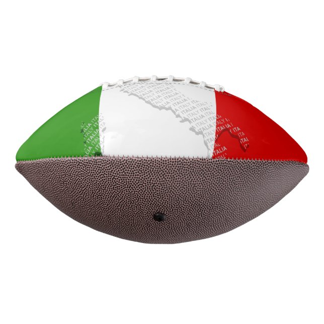 Italian flag american football (Rotated 270)