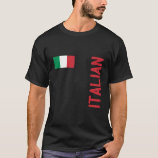 Italian Flag And Italy Roots T-Shirt