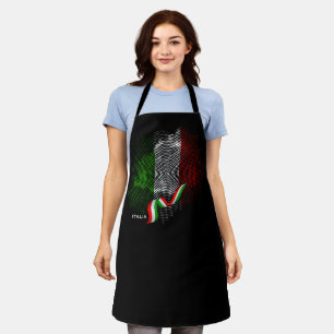 Italian flag apron