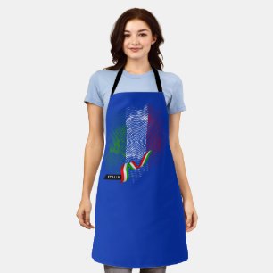 Italian flag apron