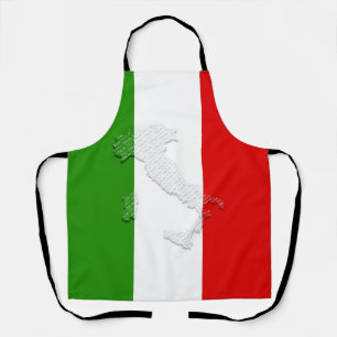 Italian flag apron