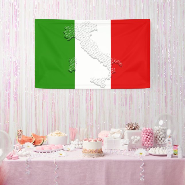 Italian flag banner (Party)