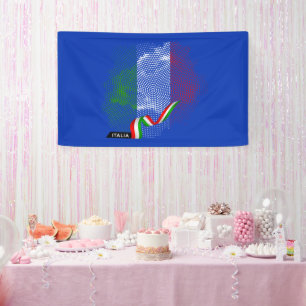 Italian flag banner
