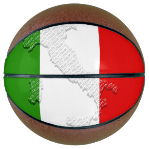 Italian flag basketball
