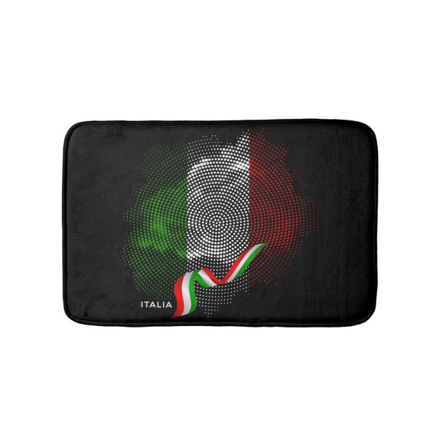 Italian flag bath mat (Front)