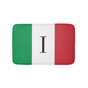 Italian flag bath mat   Italy bathroom rug