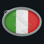 Italian flag belt buckle<br><div class="desc">An ideal gift for all those who are patriotic of their country!</div>