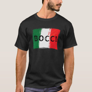 Italian Flag Bocci Bocce Ball Grunge T-Shirt
