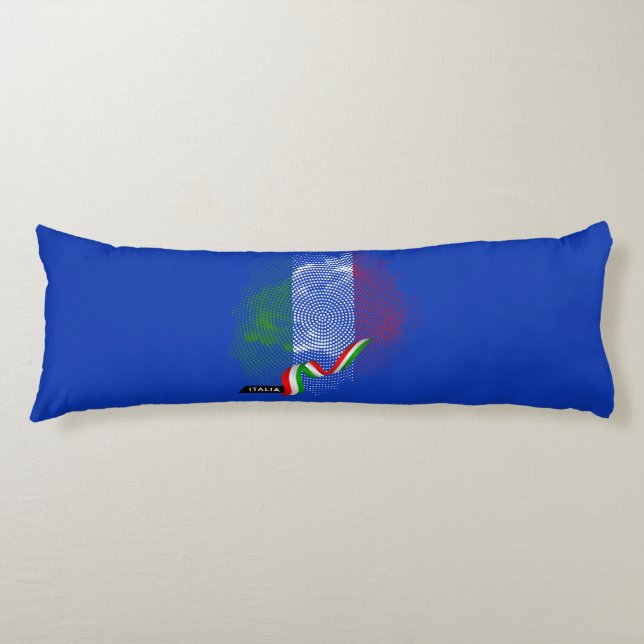 Italian flag body cushion (Front)