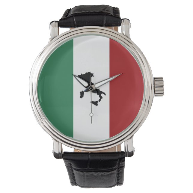 Italian Flag & Boot Watch (Front)
