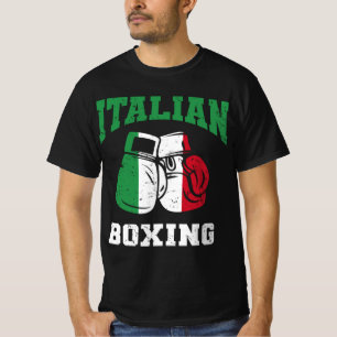 Italian flag boxing gloves T-Shirt