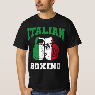 Italian flag boxing gloves T-Shirt