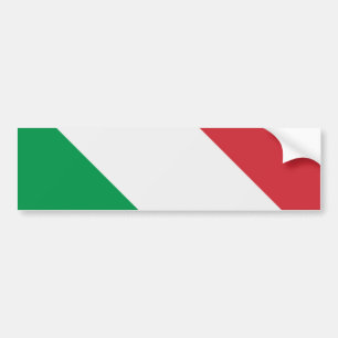 Italian Flag Bumper Sticker