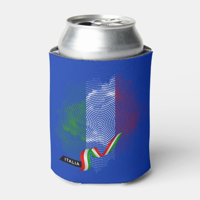 Italian flag can cooler (Can Front)