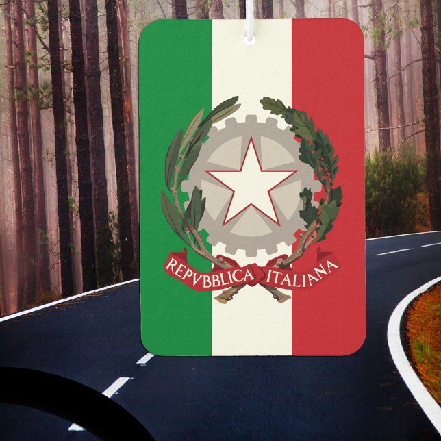Italian Flag Car Air Freshener, Italy Freshener (Creator Uploaded)