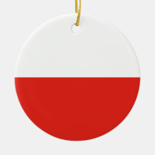 Italian flag ceramic tree decoration