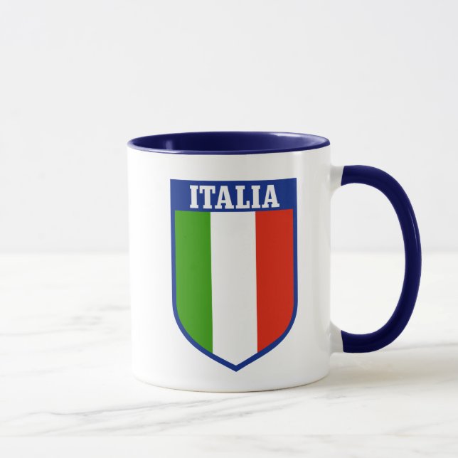 Italian Flag Crest Mug (Right)