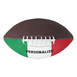 Italian flag custom football sports gift american football