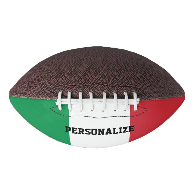 Italian flag custom football sports gift american football (Front)