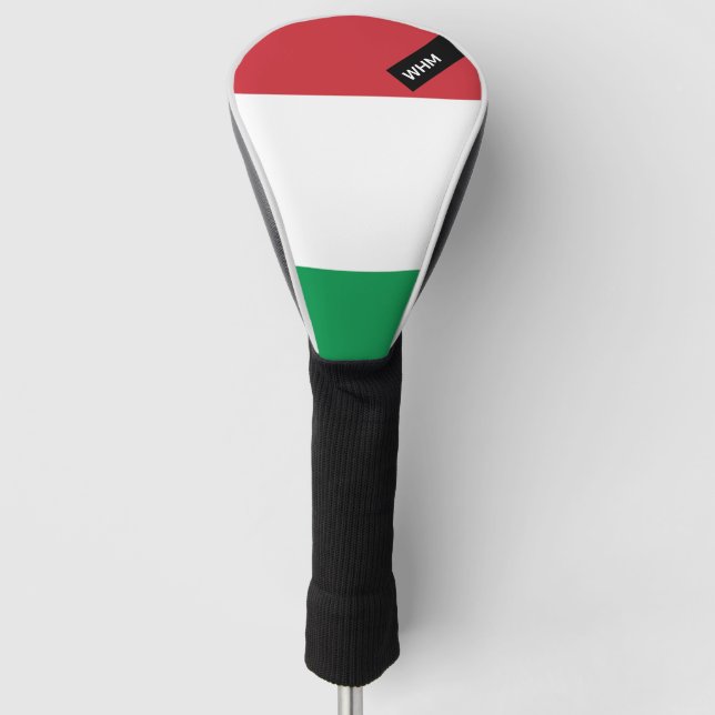 Italian Flag - Custom Golf Club Head Cover (Front)