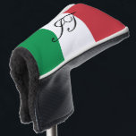 Italian flag custom initial golf head putter cover<br><div class="desc">Italian flag golf putter cover with custom monogram letters. Trendy golf club head protection gift for friends and family. Stylish unique golfing gift ideas for him and her; worlds greatest dad, father, papa, best grandpa, step dad, uncle, grandfather, granddad, golfer, business partner, friend, boss, groom, employee, coworker, partner, husband, coach,...</div>