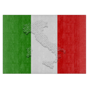 Italian flag cutting board